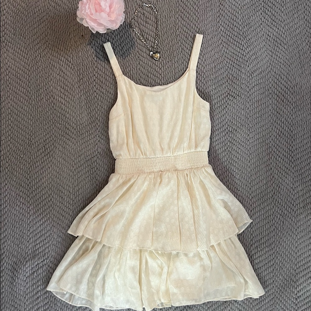 Cream Express Dress